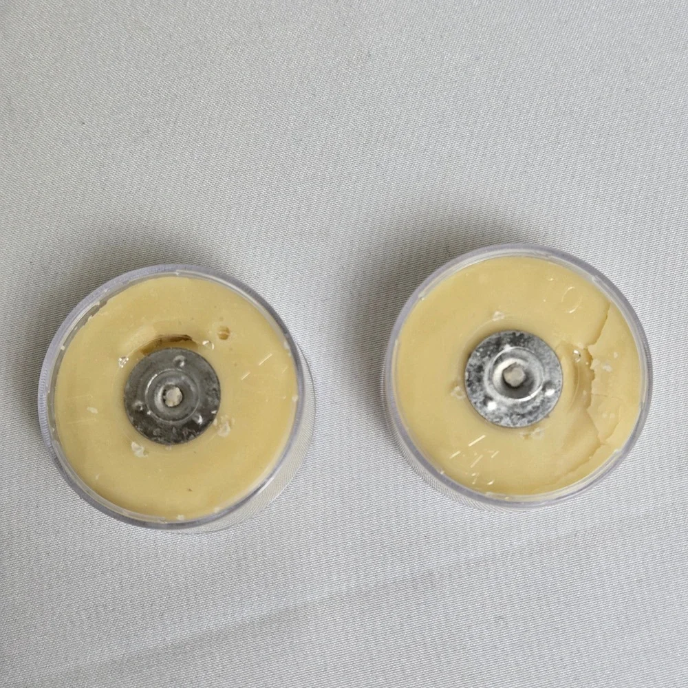 Set of 2 Fanm Limye‎ Soy & Beeswax Tealight Candles, Handmade in Haiti, New